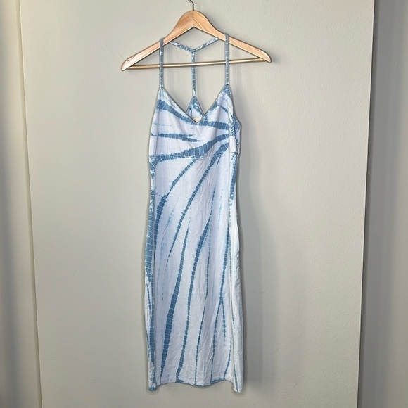 Chaser Revolve T-back Sweetheart Bodycon Midi Dress Tie Dye Size Medium NWT! - Picture 2 of 7